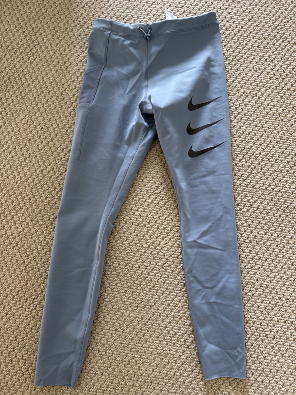 NIKE RUN DIVISION EPIC LUXE - LEGGINGS - WOMEN'S - ASHEN SLATE/BLACK